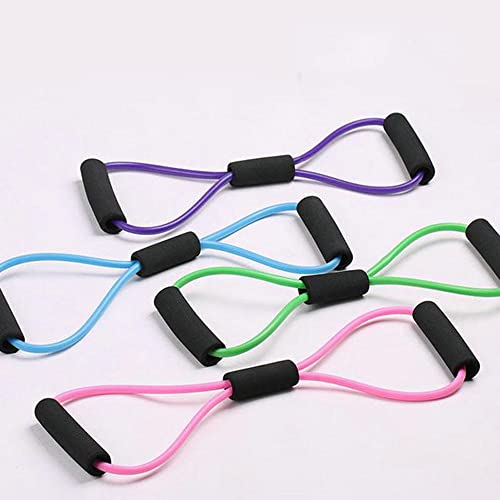 8 Shaped Resistance Bands Set for Fitness Training