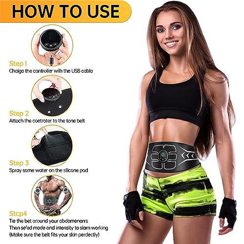 EaspoBE Abs Stimulator - EMS Muscle Training Belt