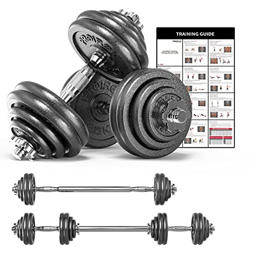 PROIRON 30kg Adjustable Dumbbell Set for Home Fitness