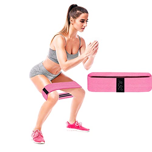Fabric Resistance Bands for Leg Workout - Anti-Slip Elastic