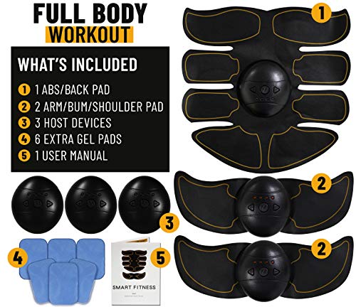 Womens Abs Trainer Gym Muscle Stimulator Stomach Toner