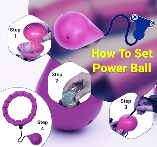 Weighted Belly Fitness Hula Hoop - Home Workout Equipment