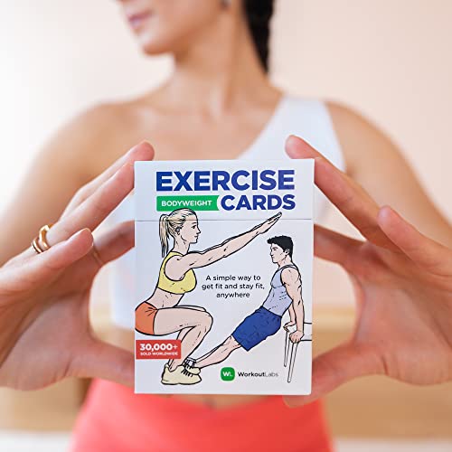 WorkoutLabs Premium Bodyweight Exercise Cards: 60 Exercises, 12 Routines