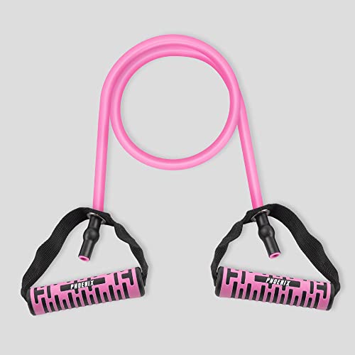 Phoenix Fitness Resistance Band - Handles - Strength Training - Pink
