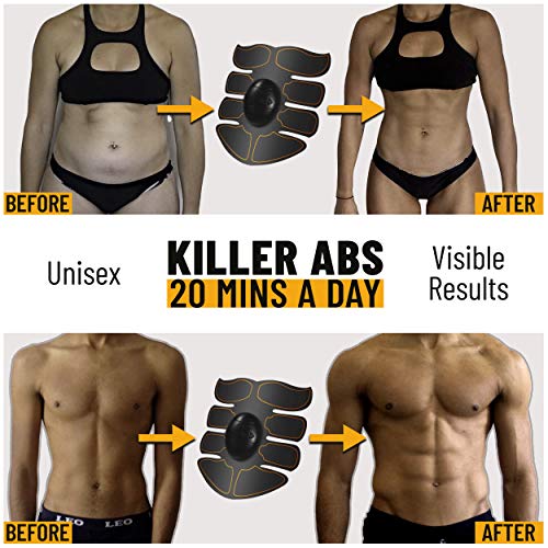 Womens Abs Trainer Gym Muscle Stimulator Stomach Toner