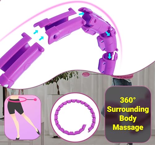 Weighted Belly Fitness Hula Hoop - Home Workout Equipment