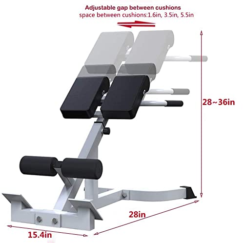 Adjustable Roman Chair for Back Strength Training