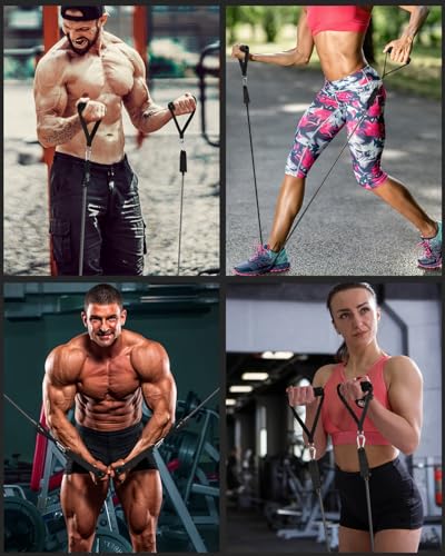 Zacro Resistance Bands Set - 6 Bands 270lbs