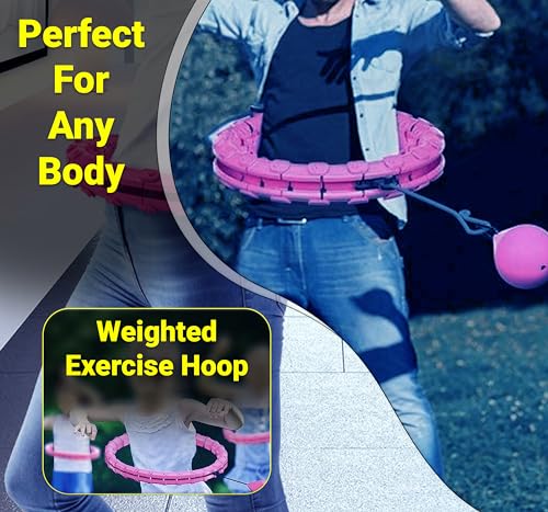 Weighted Belly Fitness Hula Hoop - Home Workout Equipment