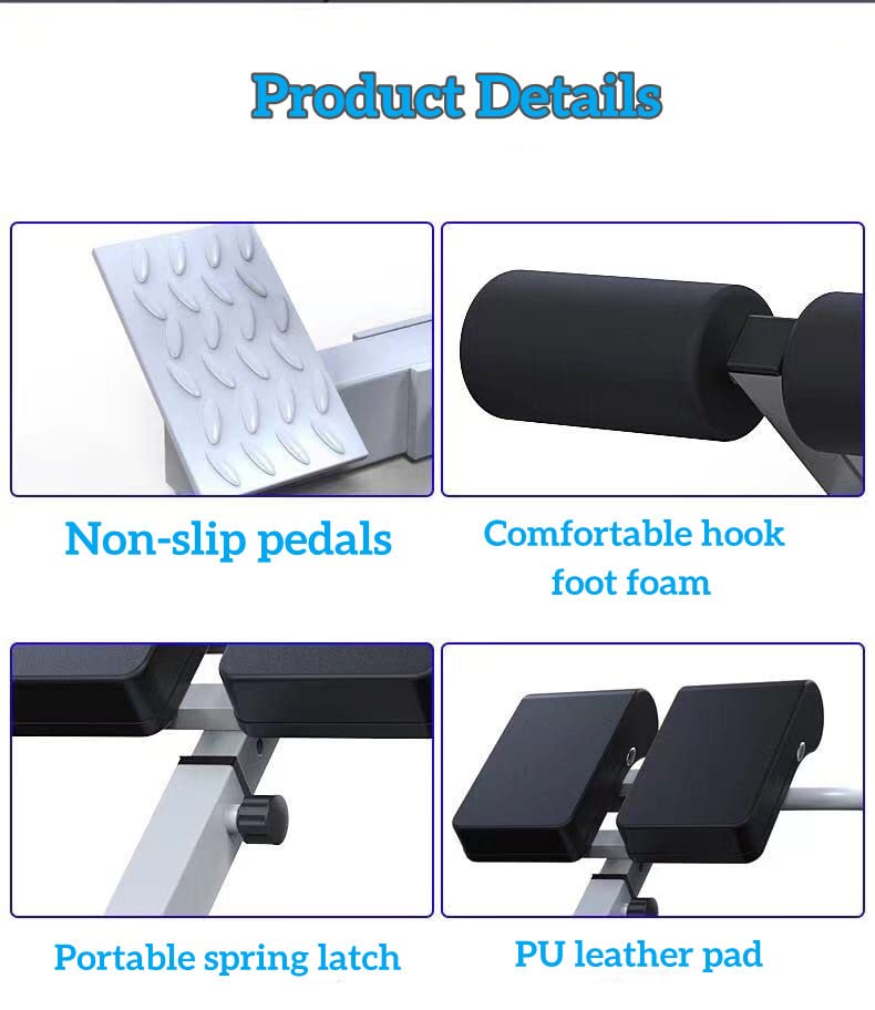 Adjustable Roman Chair for Back Strength Training