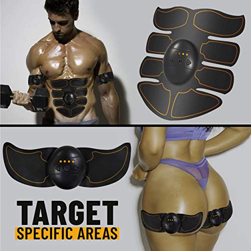 Womens Abs Trainer Gym Muscle Stimulator Stomach Toner