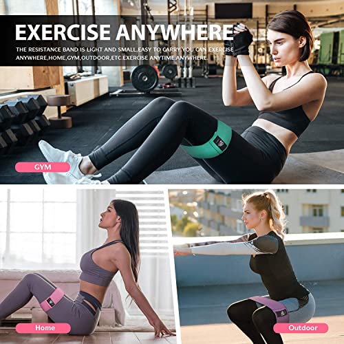 Legs & Butt Resistance Bands Set for Home Workouts