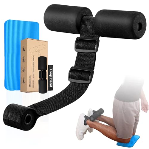Nordic Curls Strap with Knee Mat & Loop Band