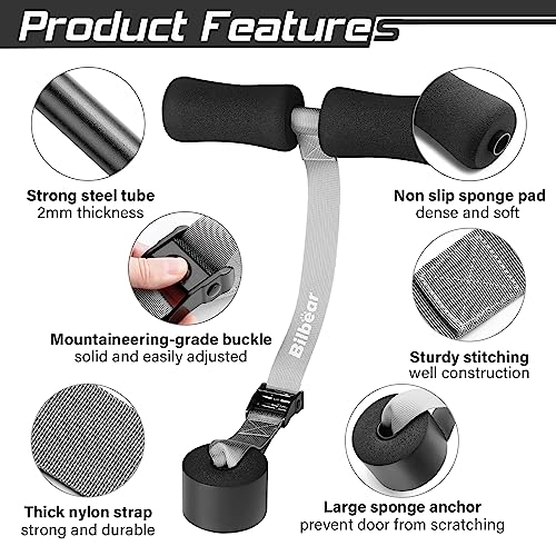 Adjustable Nordic Hamstring Curl Strap for Home Fitness
