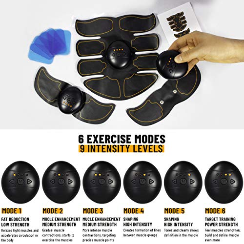 Womens Abs Trainer Gym Muscle Stimulator Stomach Toner