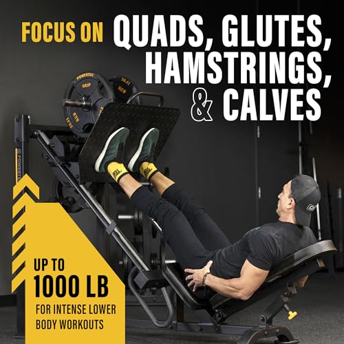 Powertec Leg Press Machine: Max 1000 LB Capacity