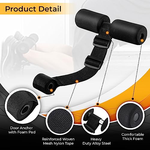 Nordic Curls Strap with Knee Mat & Loop Band