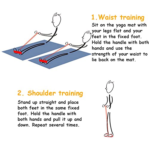 DZOZO Resistance 4 Tube Gym Equipment for Home Workout