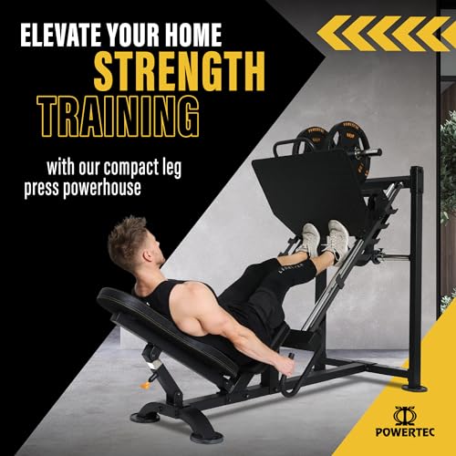 Powertec Leg Press Machine: Max 1000 LB Capacity
