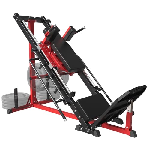 Adjustable Leg Press Hack Squat Machine for Home