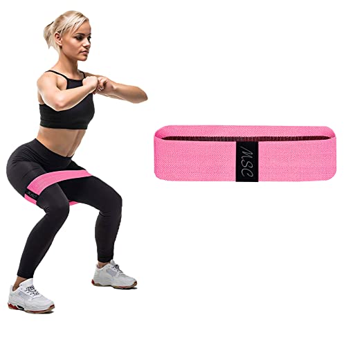 Fabric Resistance Bands for Leg Workout - Anti-Slip Elastic