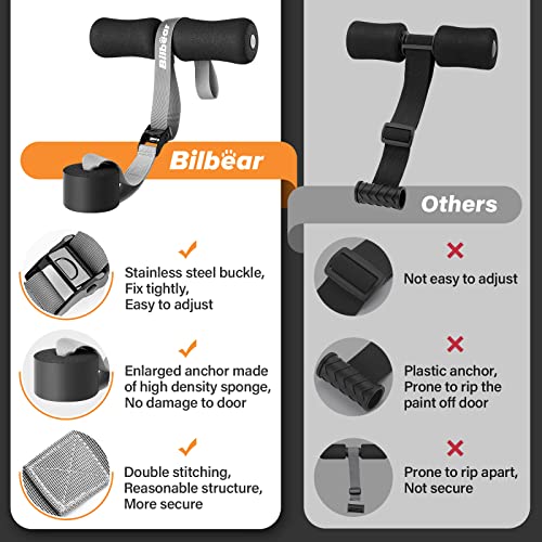 Adjustable Nordic Hamstring Curl Strap for Home Fitness