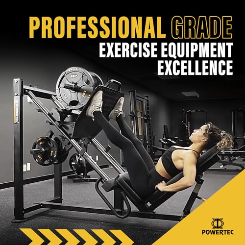 Powertec Leg Press Machine: Max 1000 LB Capacity