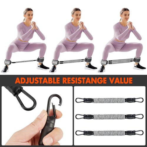 Ankle Resistance Bands Set for Glute and Leg Workouts