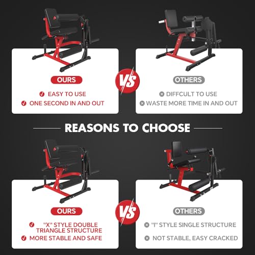 AYIYAKE 3-IN-1 Adjustable Leg Exercise Machine