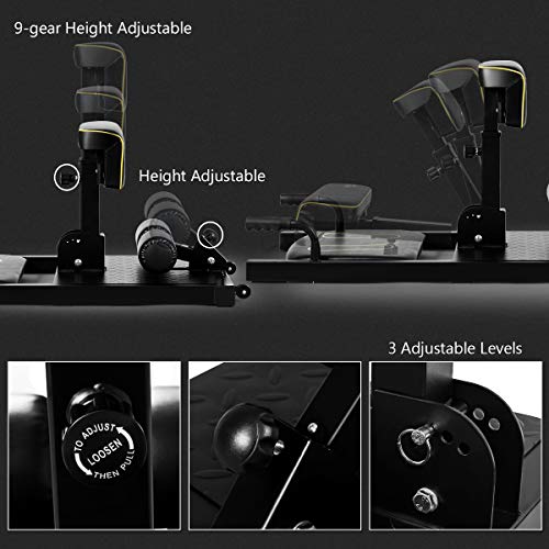 Goplus 8-in-1 Sissy Squat Fitness Equipment