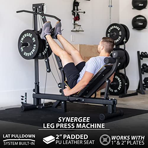 Synergee Leg Press Machine with LAT Pull Down