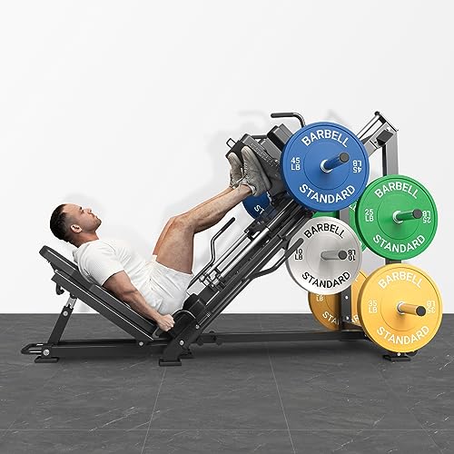 GMWD Leg Press Hack Squat Combo: 2000lb Weight Capacity