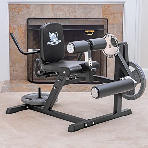 Adjustable Leg Extension and Curl Machine - Heavy Duty
