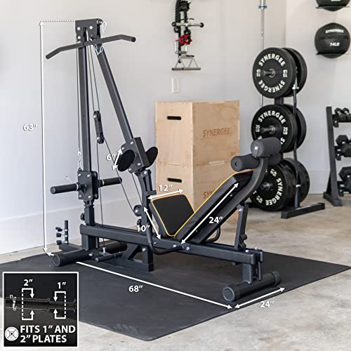 Synergee Leg Press Machine with LAT Pull Down