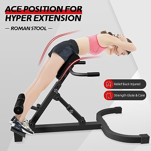 All-in-One Adjustable Multi-Functional Body Workout Bench (Black)