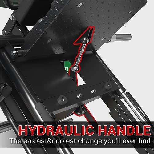GMWD Leg Press Hack Squat Combo: 2000lb Weight Capacity