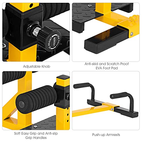 GYMAX 3-in-1 Sissy Squat Machine