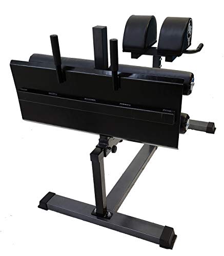 Adjustable Glute and Ham Developer Machine with Wide Deck