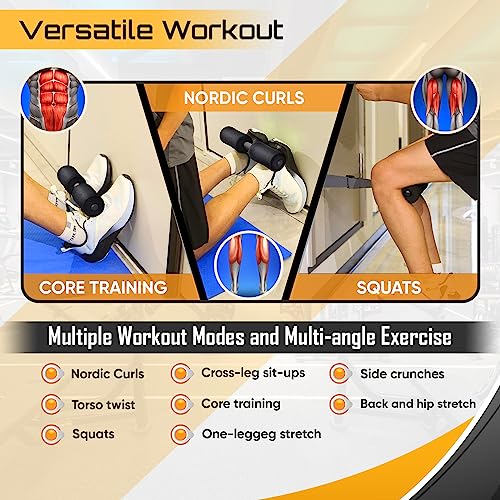 Nordic Curls Strap with Knee Mat & Loop Band