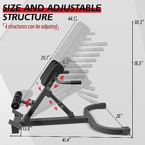 All-in-One Adjustable Multi-Functional Body Workout Bench (Black)