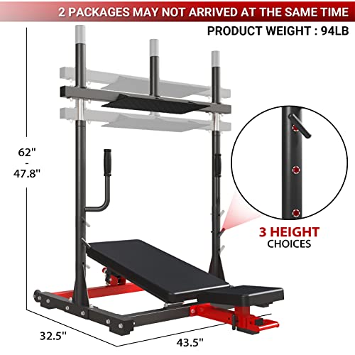 Vertical Leg Press Machine: Leg Strength Training Equipment