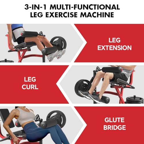 AYIYAKE 3-IN-1 Adjustable Leg Exercise Machine