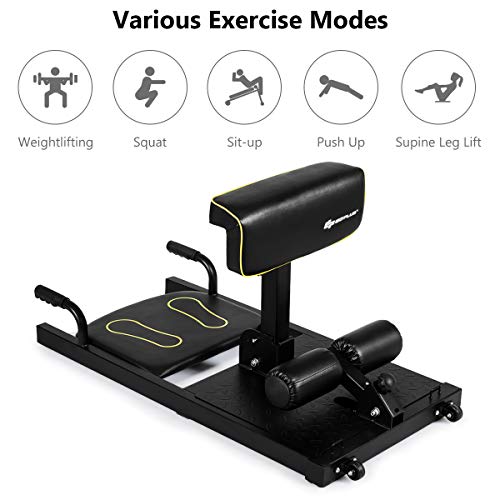 Goplus 8-in-1 Sissy Squat Fitness Equipment