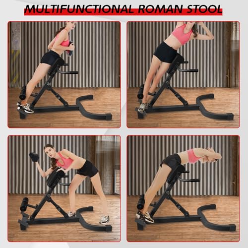 All-in-One Adjustable Multi-Functional Body Workout Bench (Black)