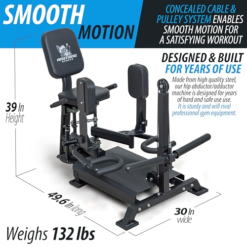 Hip Abductor: Inner and Outer Thigh Machine