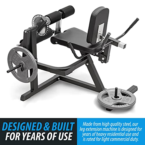 Adjustable Leg Extension and Curl Machine - Heavy Duty