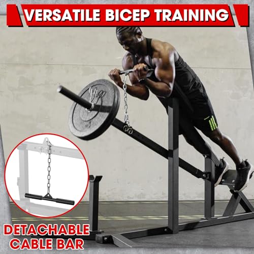 syedee T-Bar Row Machine with Multi Grip Handles