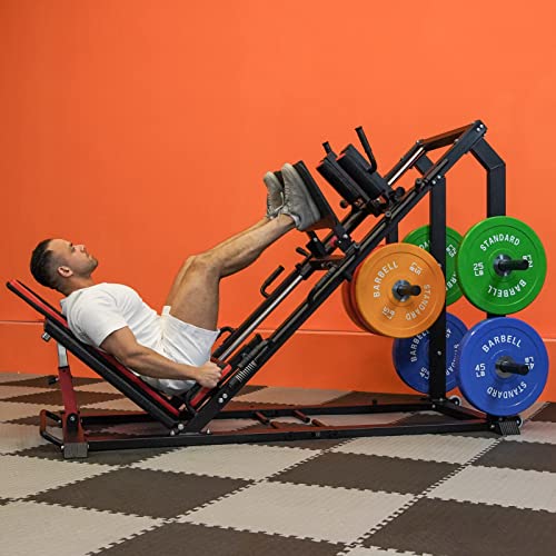 Leg Press Hack Squat Machine Combo - Home Fitness