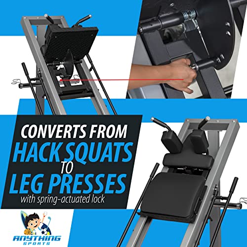 Home Fitness Leg Press and Hack Squat Machine 2.0