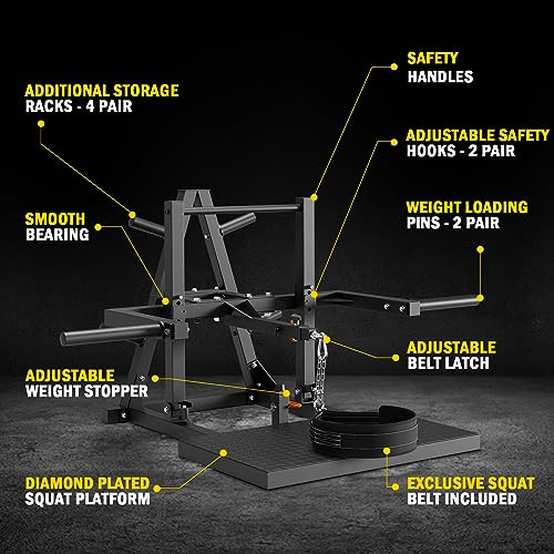 syedee Belt Squat Machine - Strength Training